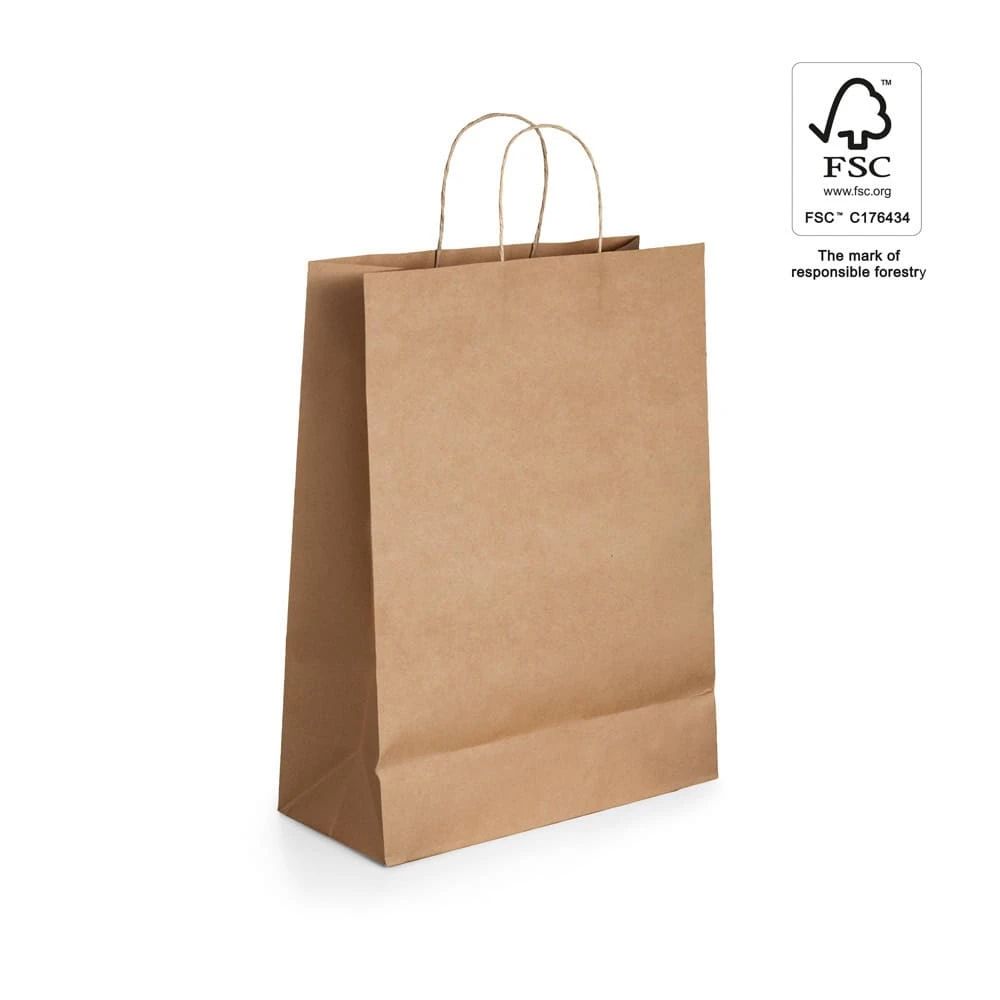 TAYLA. Papperspåse i kraftpapper (115 g/m²) – profilreklam med tryck från ExpoTryck