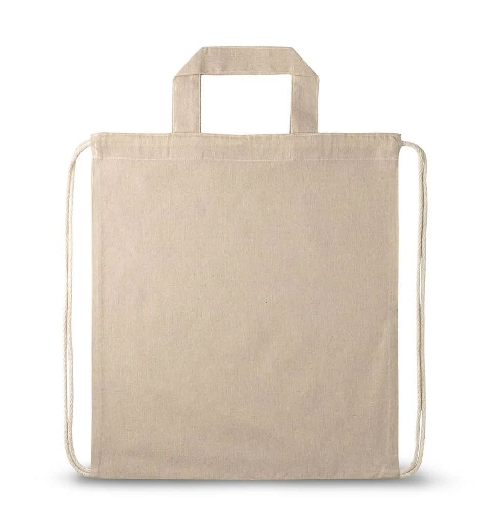 RISSANI. Gympapåse med återvunnen bomull (70%) och polyester (30% rPET) (140 g/m²)