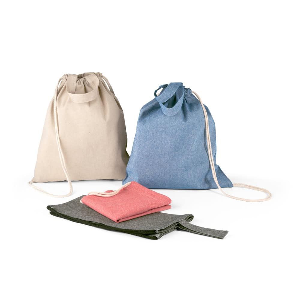 RISSANI. Gympapåse med återvunnen bomull (70%) och polyester (30% rPET) (140 g/m²)