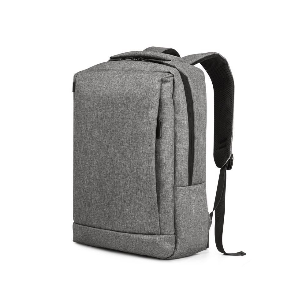 En stilren och slitstark laptopryggsäck i grått med plats för 15,6" dator. Perfekt för arbete och re.