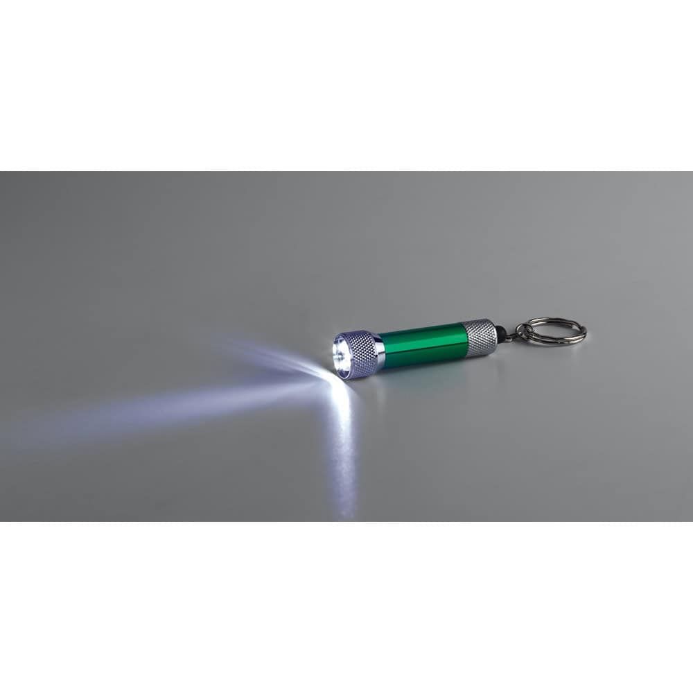 LERGAN. Nyckelring i aluminium med 3 LED-lamper