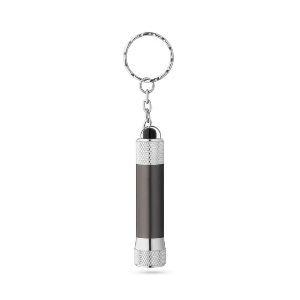 LERGAN. Nyckelring i aluminium med 3 LED-lamper