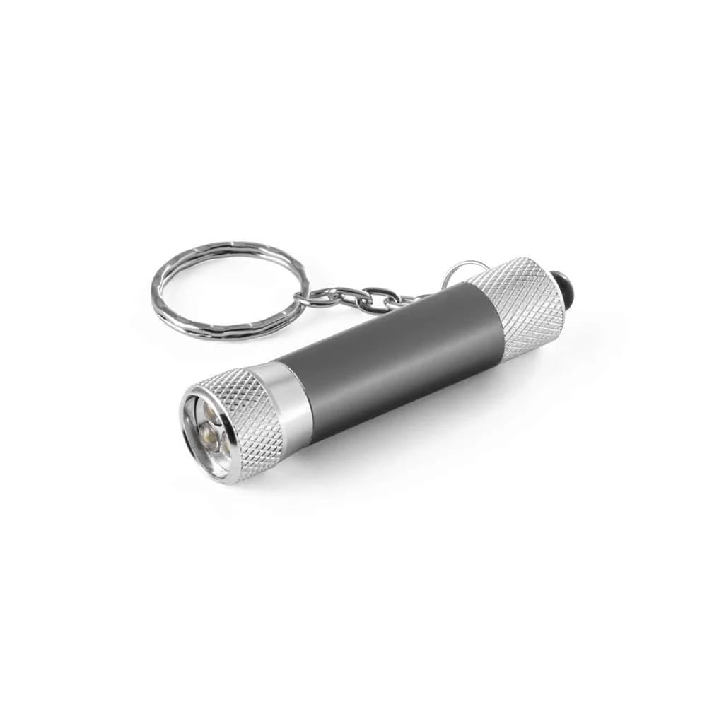 LERGAN. Nyckelring i aluminium med 3 LED-lamper