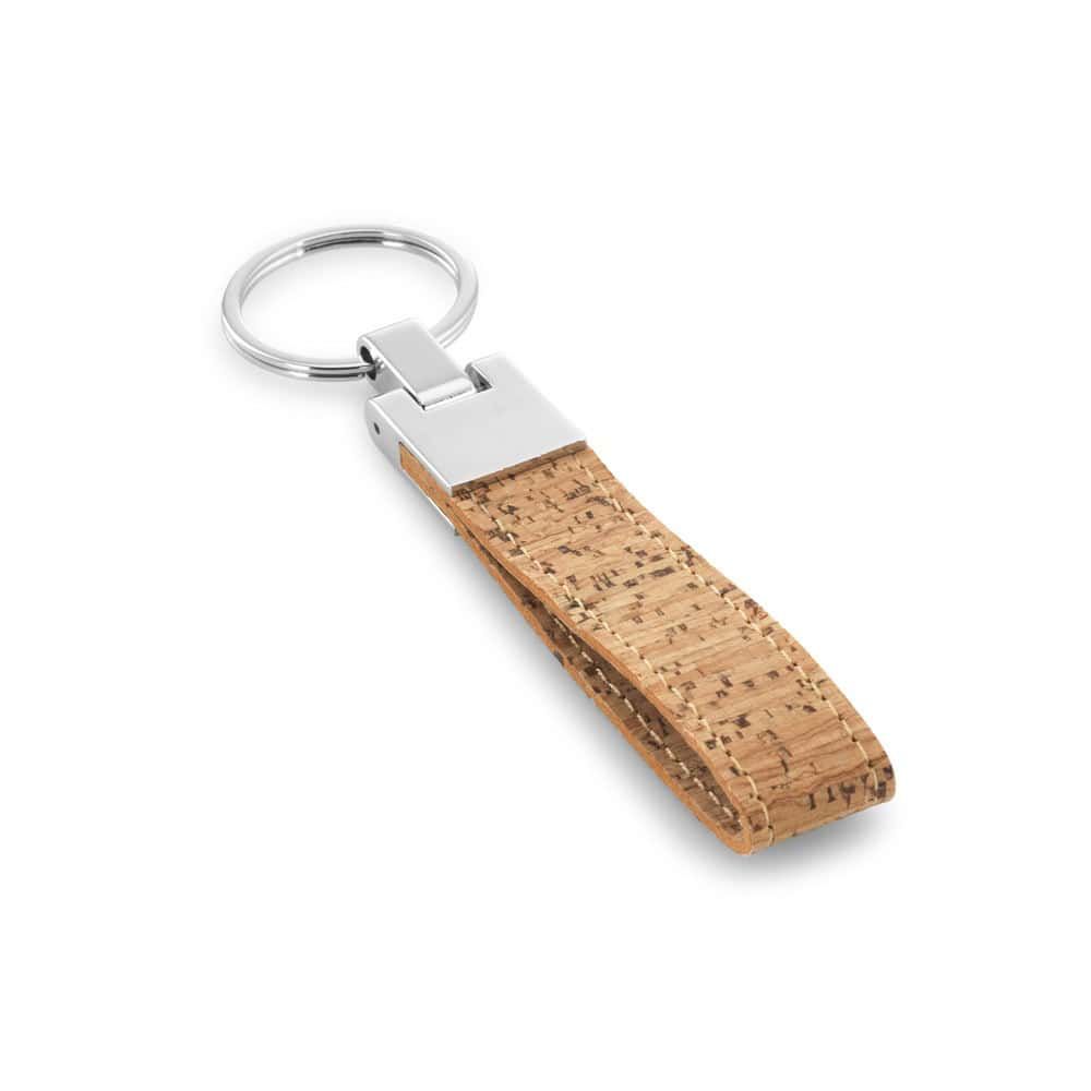 CORKS. Nyckelring av kork och metall