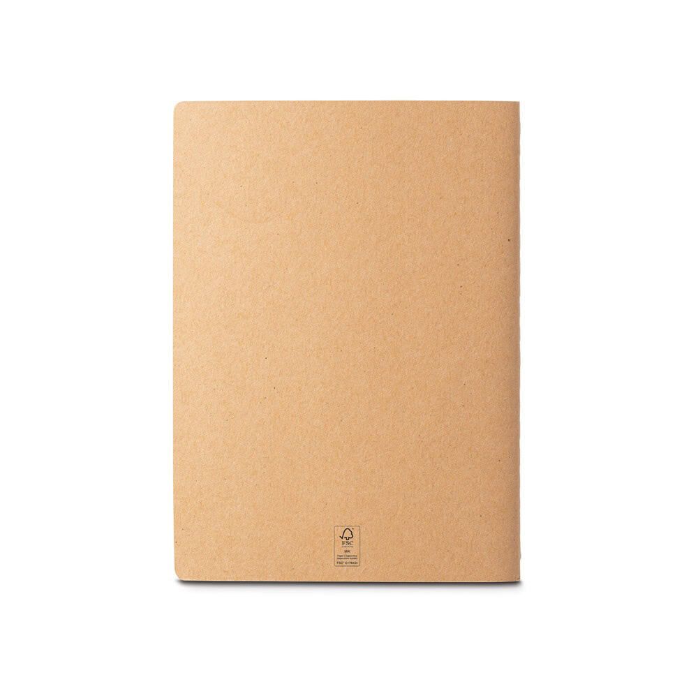 ALCOTT A4. A4 anteckningsblock med kartongskydd (250 g/m²) med blanka sidor