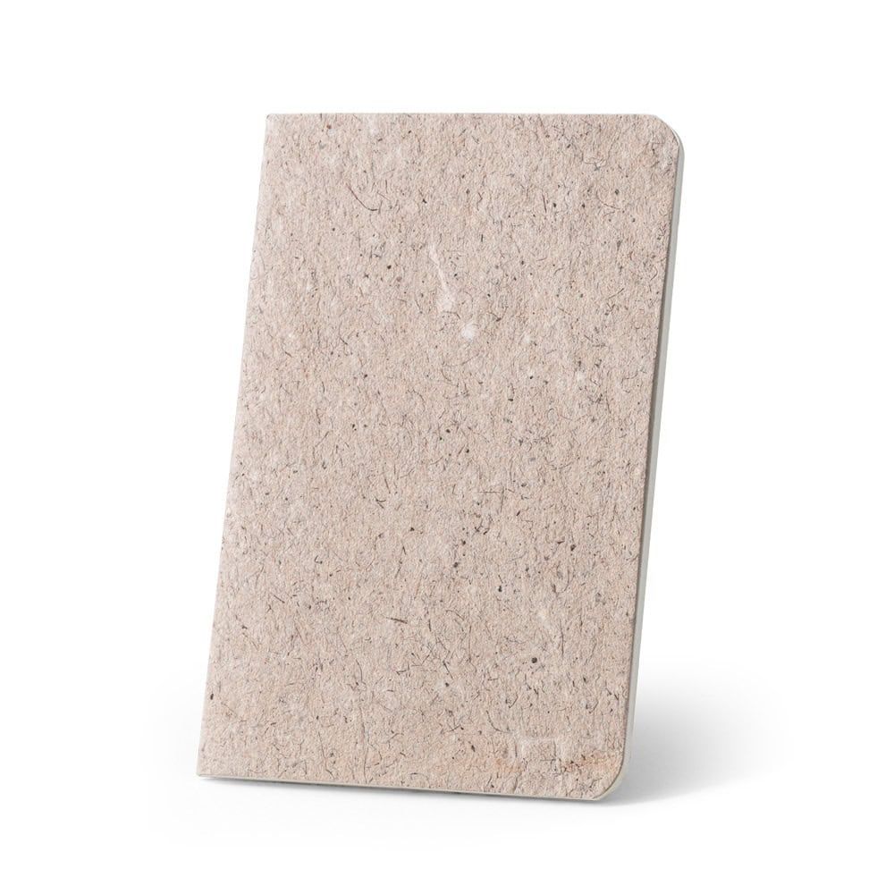 TEAPAD SOFT. A6 anteckningsblock med flexibelt omslag tillverkat av tebladavfall (65%)