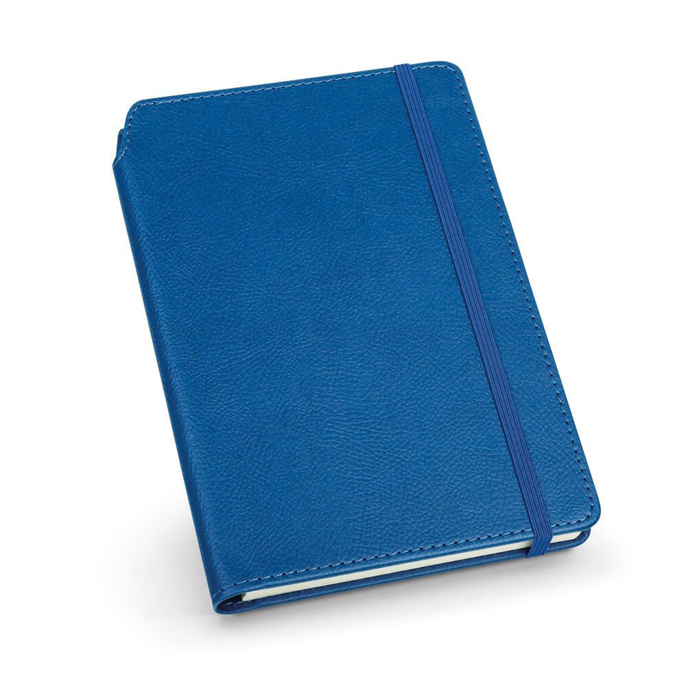 MORIAH. A5 anteckningsblock i PU med linjerade sidor, gjord av FSC™-certifierat material och andra kontrollerade material