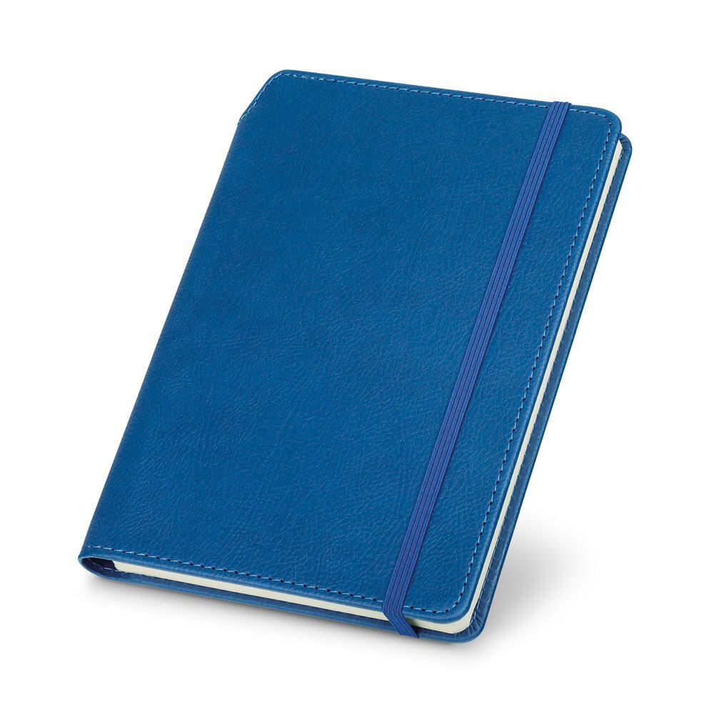 MORIAH. A5 anteckningsblock i PU med linjerade sidor, gjord av FSC™-certifierat material och andra kontrollerade material