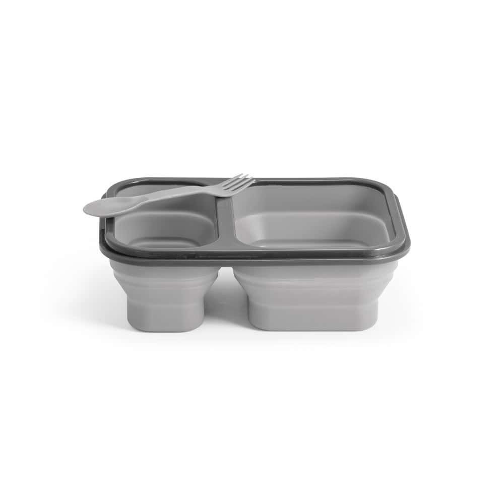 DILL. Infällbar hermetisk låda i silikon och PP (480 & 760ml)