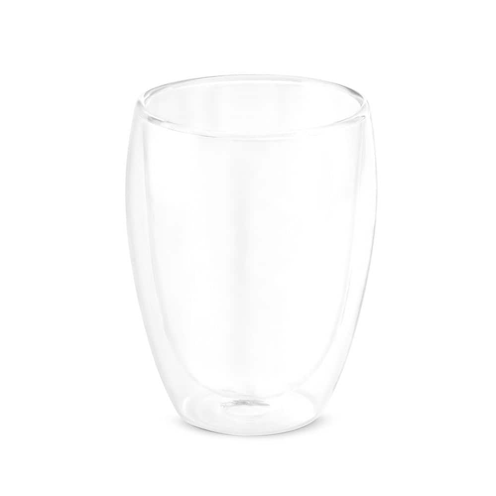 MACHIATO DUO. Set med 2 borosilikatglas muggar