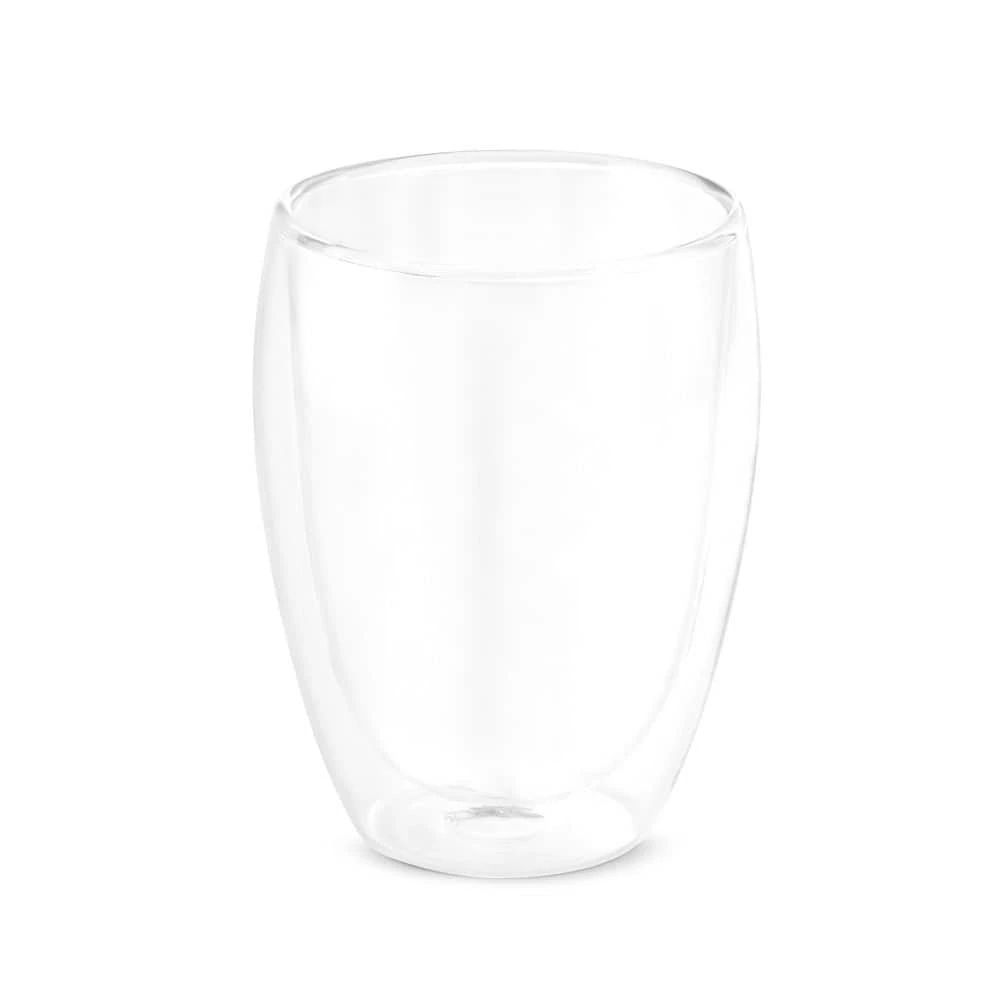 MACHIATO DUO. Set med 2 borosilikatglas muggar