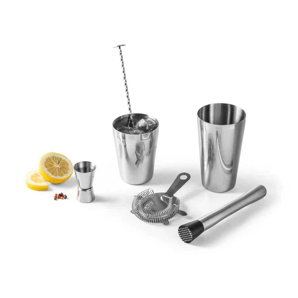 BRAMBLE. 6-delat cocktailset i rostfritt stål