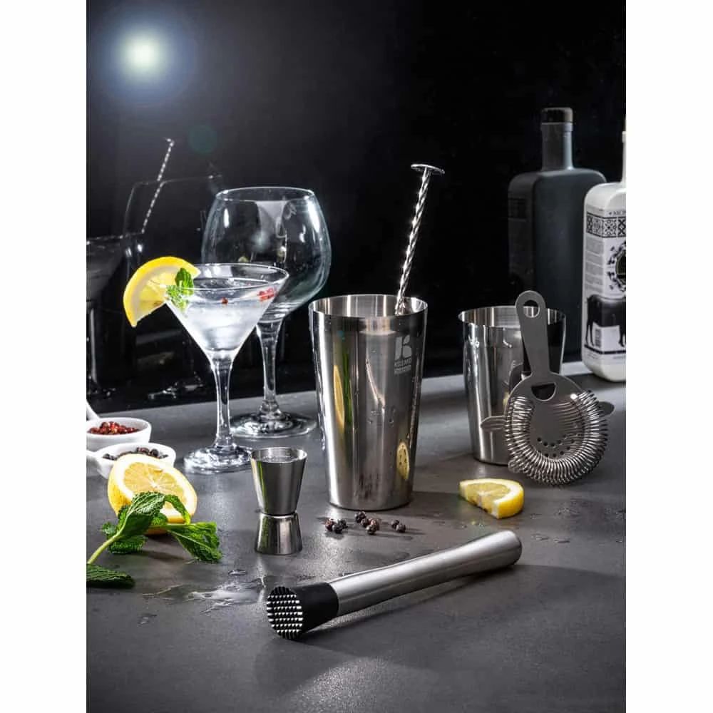 BRAMBLE. 6-delat cocktailset i rostfritt stål