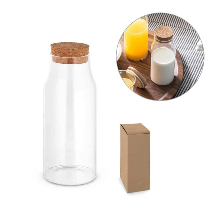 JASMIN 800. Glasflaska med korklock 800 mL