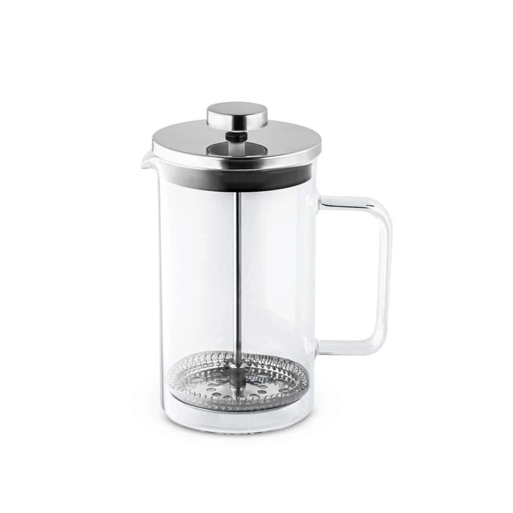 JENSON. Kaffepress i borosilikatglas och rostfritt stål 600 mL