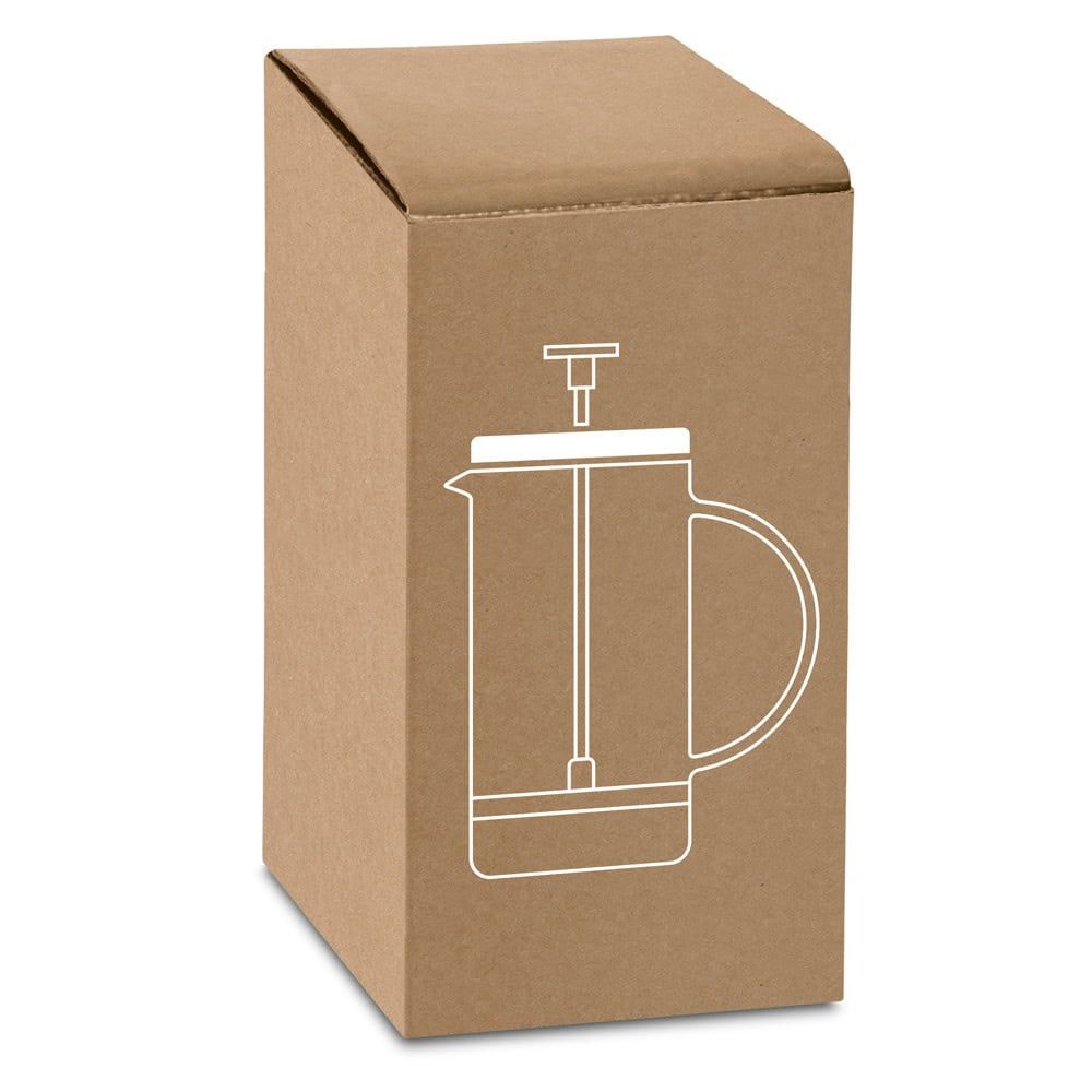 JENSON. Kaffepress i borosilikatglas och rostfritt stål 600 mL