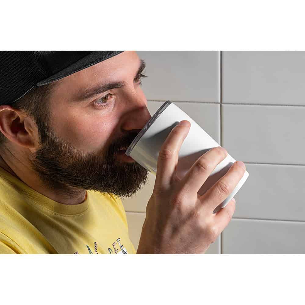 SLIDER. Resekopp i rostfritt stål 380 mL