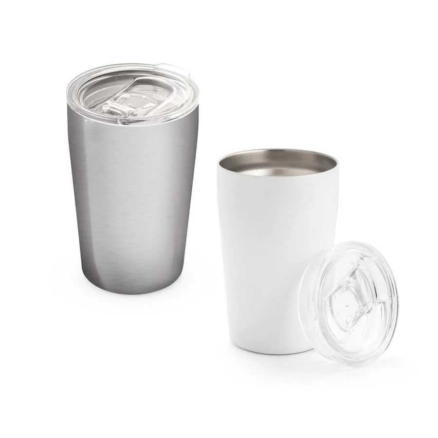 SLIDER. Resekopp i rostfritt stål 380 mL