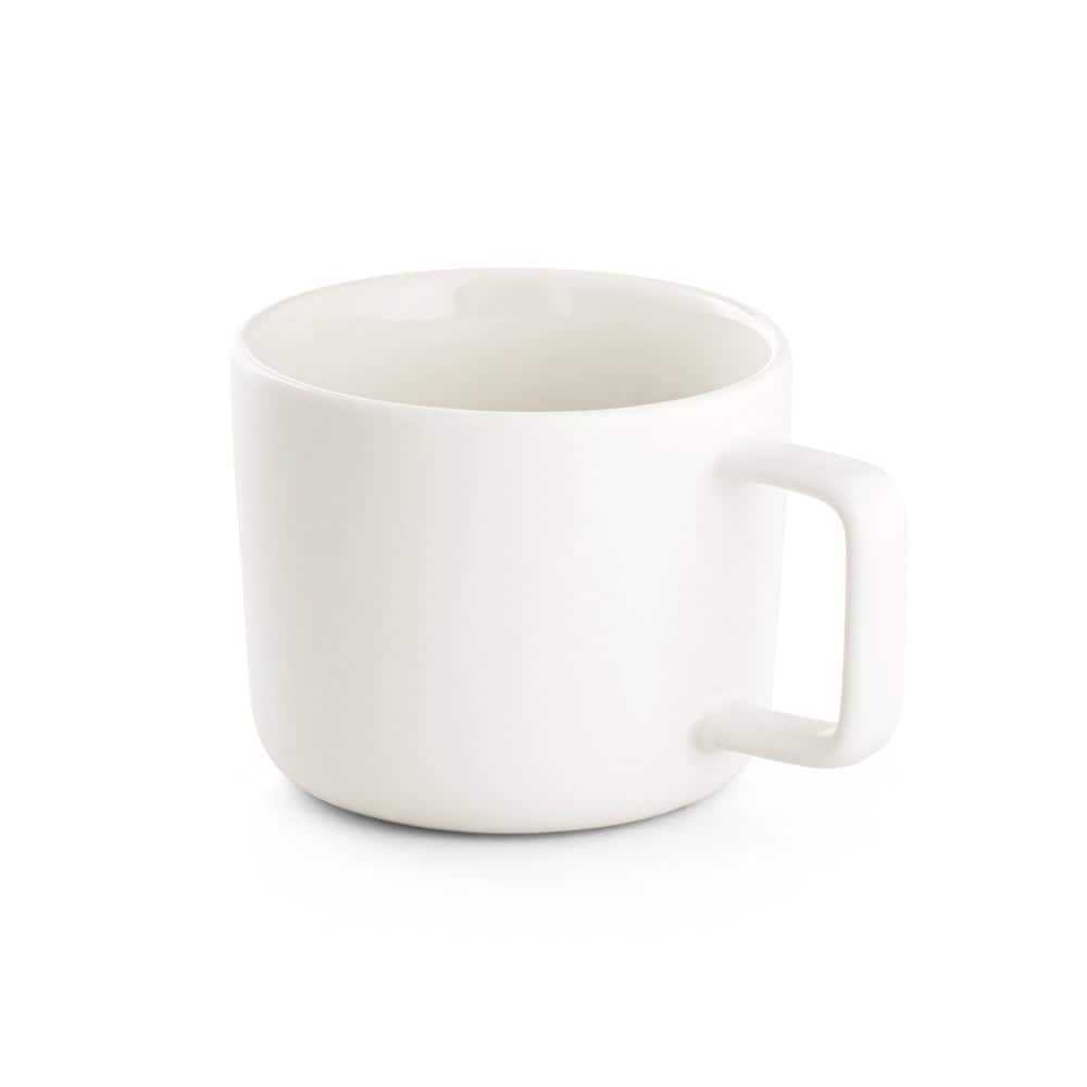 FANGIO. 220 mL keramisk mugg med lock och bambubotten