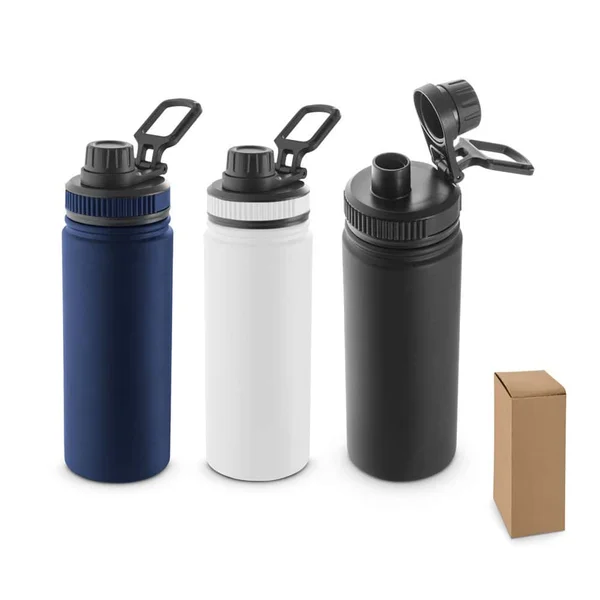 FEDERER. Bottle in 90% recycled stainless steel 570 mL – profilreklam med tryck från ExpoTryck