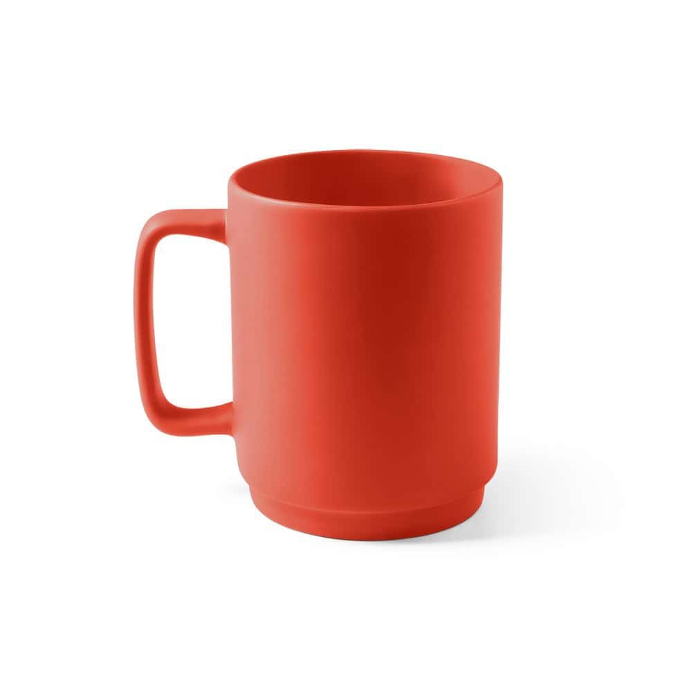 MIGHTY. Keramikmugg med cylindrisk kropp 330 mL