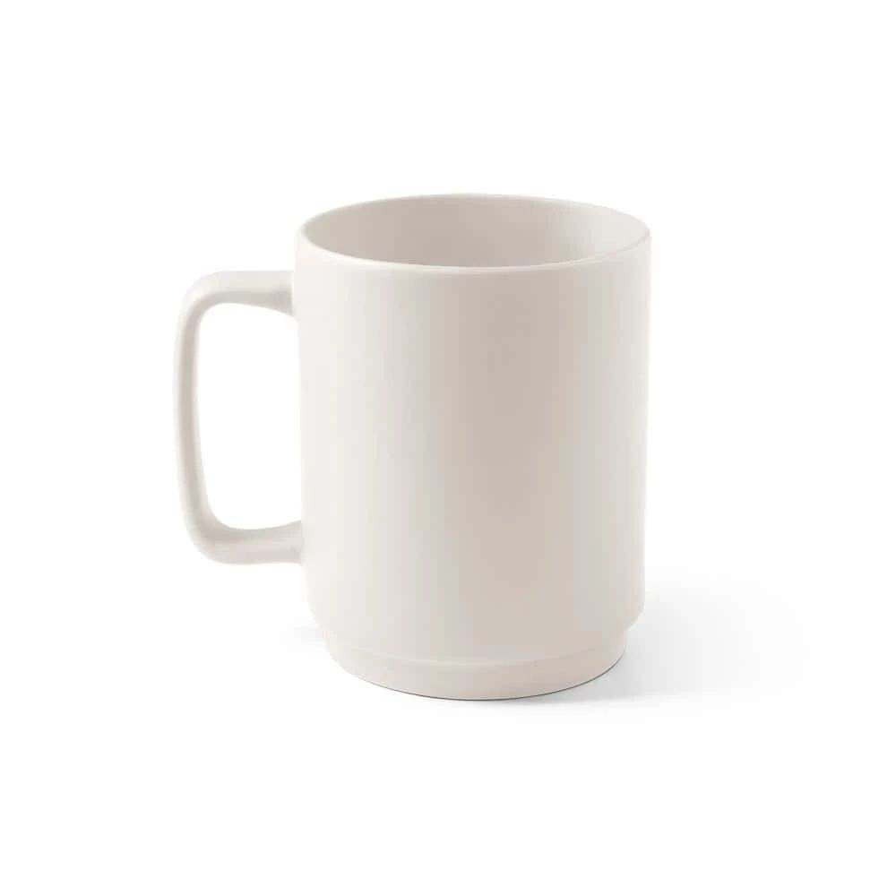 MIGHTY. Keramikmugg med cylindrisk kropp 330 mL