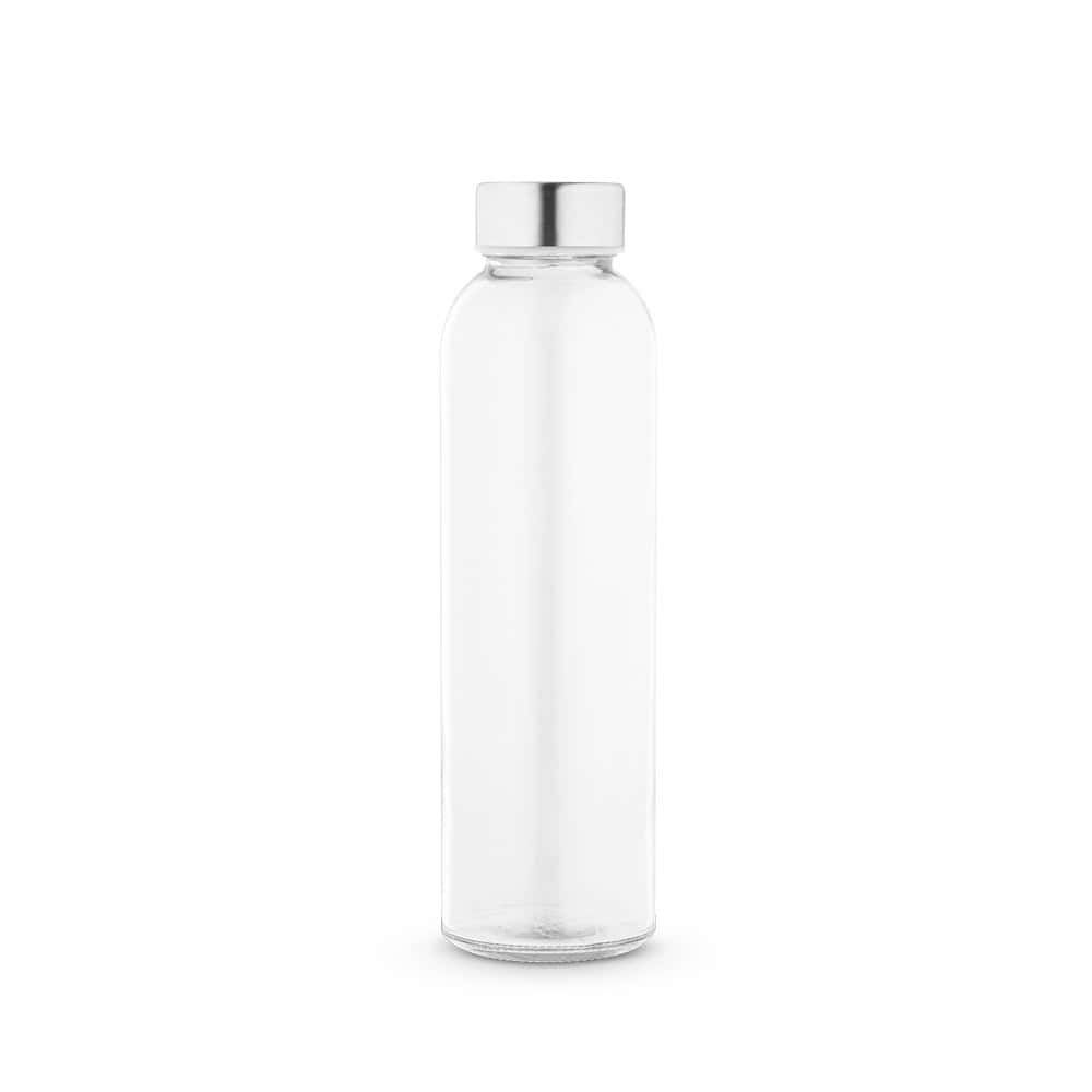 SOLER. Glasflaska och lock i rostfritt stål 500 ml