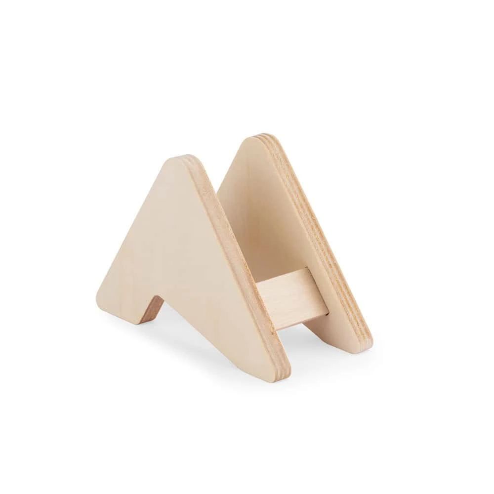 PLYCORK. Stativ i plywood med 6 korkunderlägg