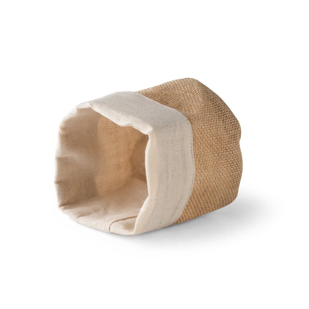 DUCASSE. Väska för flera användningsområden i jute (260g/m²) och bomull (120g/m²)