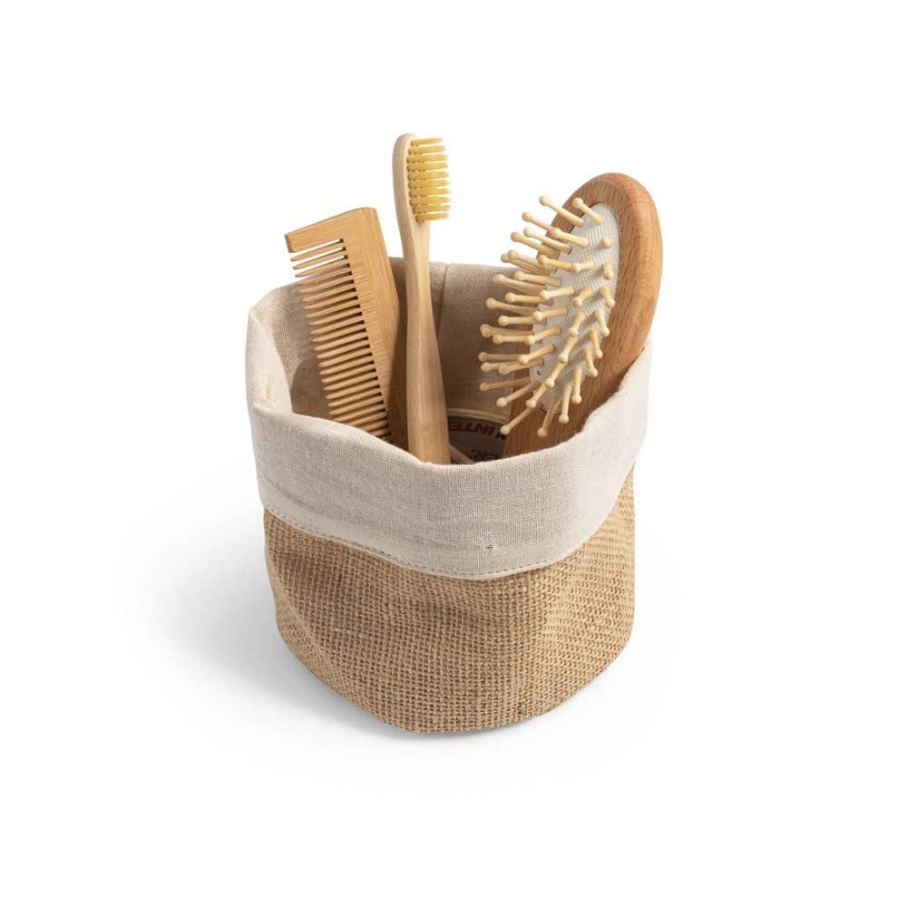DUCASSE. Väska för flera användningsområden i jute (260g/m²) och bomull (120g/m²)