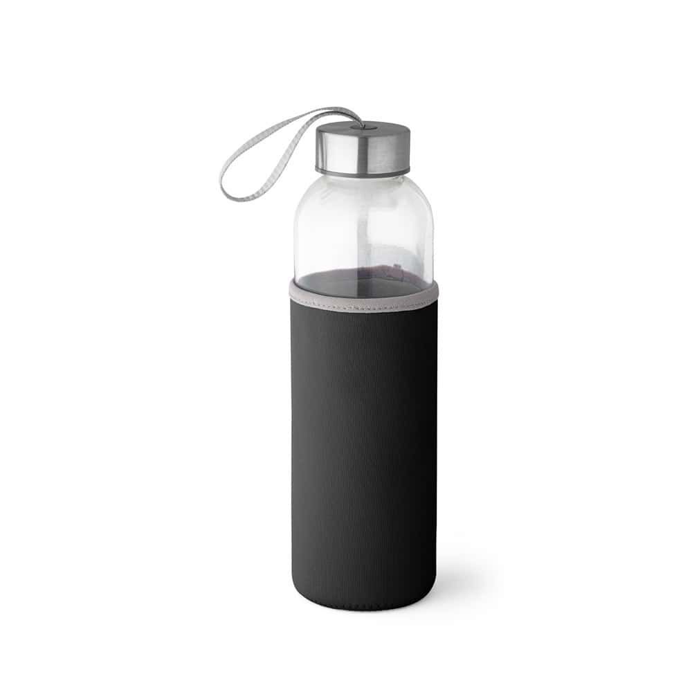 RAISE. Sportflaska av glas och rostfritt stål 520 mL