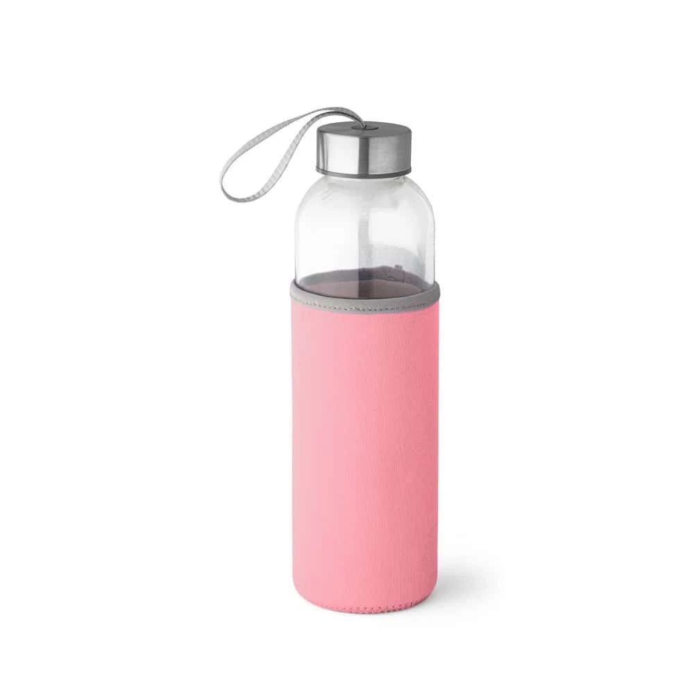 RAISE. Sportflaska av glas och rostfritt stål 520 mL