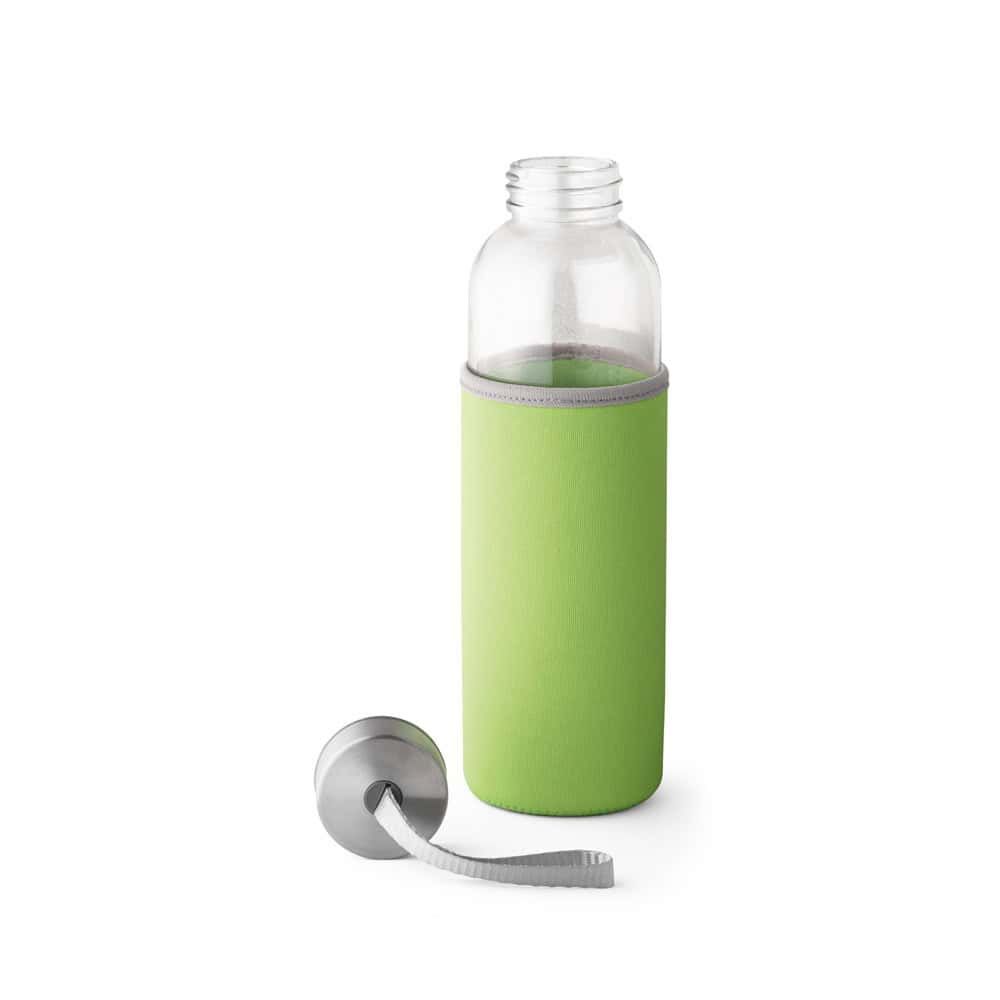 RAISE. Sportflaska av glas och rostfritt stål 520 mL