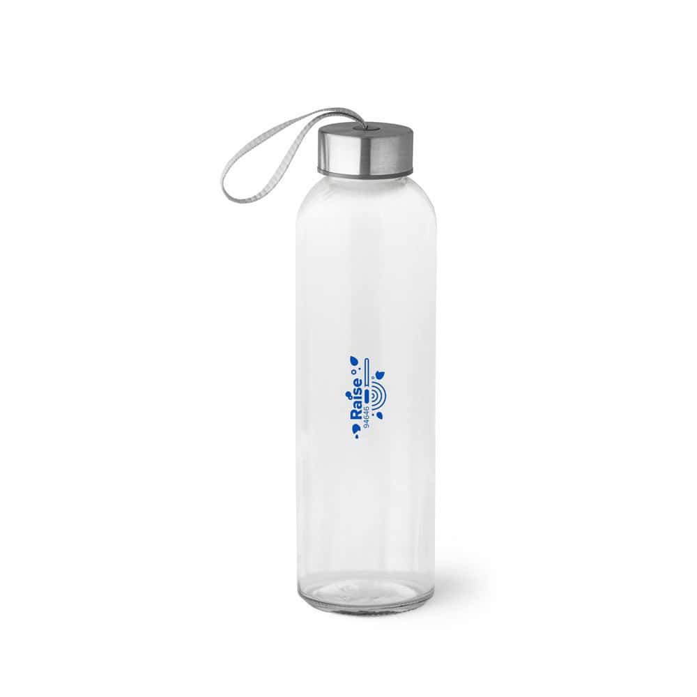 RAISE. Sportflaska av glas och rostfritt stål 520 mL