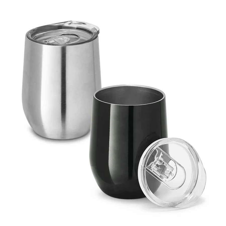 RONDE. Termosmugg i rostfritt stål 400 ml