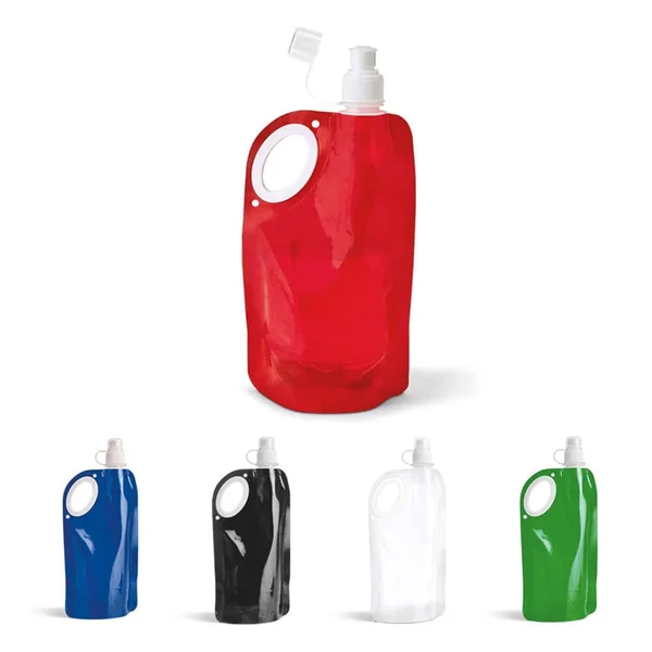 HIKE. Hopfällbar flaska i PET, PA och PE 750 mL – profilreklam med tryck från ExpoTryck