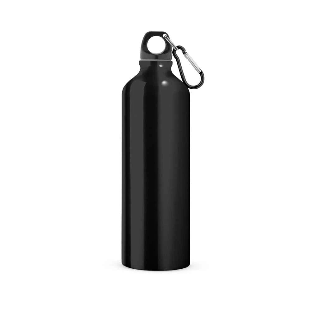LANDSCAPE L. Sportflaska i aluminium med karbinhake 800 mL