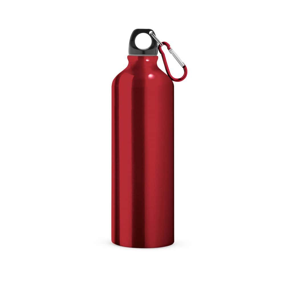 LANDSCAPE L. Sportflaska i aluminium med karbinhake 800 mL