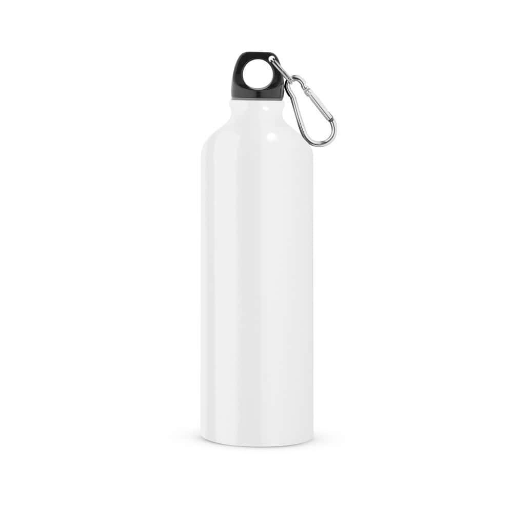 LANDSCAPE L. Sportflaska i aluminium med karbinhake 800 mL