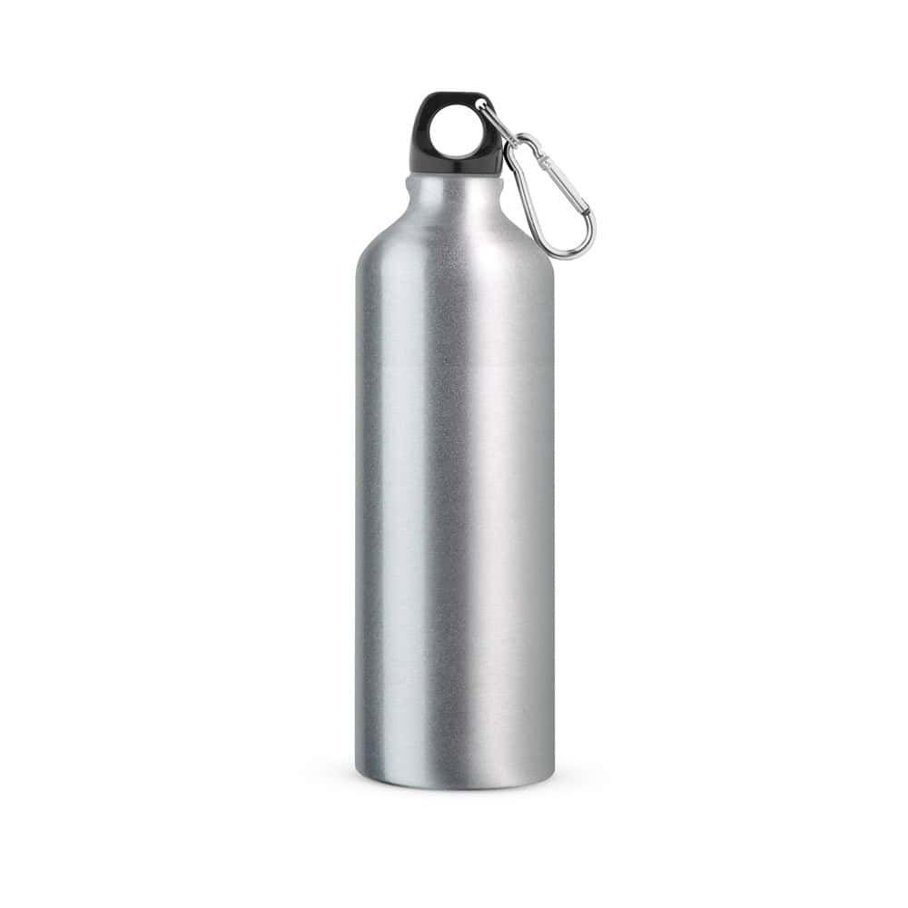 LANDSCAPE L. Sportflaska i aluminium med karbinhake 800 mL