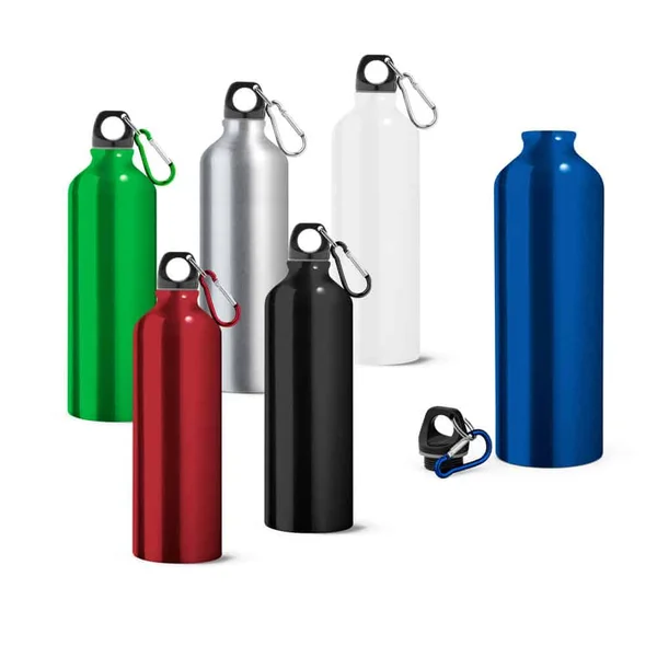 LANDSCAPE L. Sportflaska i aluminium med karbinhake 800 mL – profilreklam med tryck från ExpoTryck