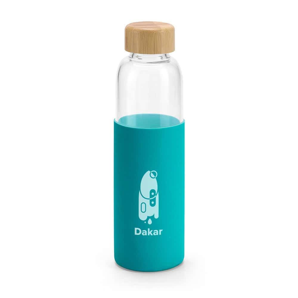 DAKAR. Bambu och borosilikatglasflaska 600 ml