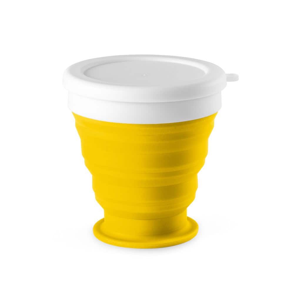 ASTRADA. Silikon och PP hopfällbar mugg 250 mL