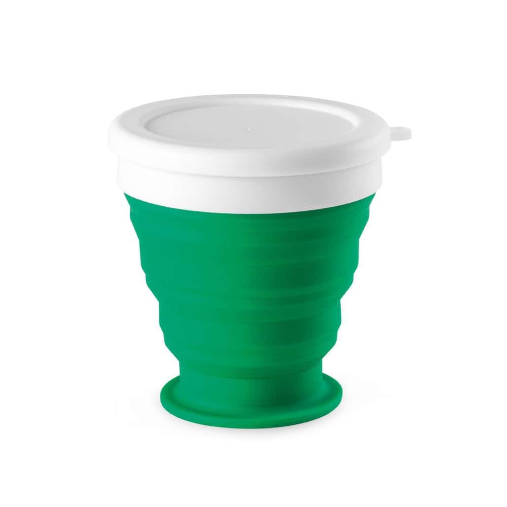 ASTRADA. Silikon och PP hopfällbar mugg 250 mL