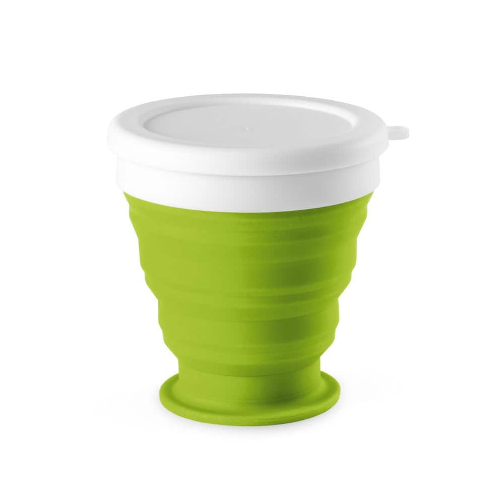 ASTRADA. Silikon och PP hopfällbar mugg 250 mL