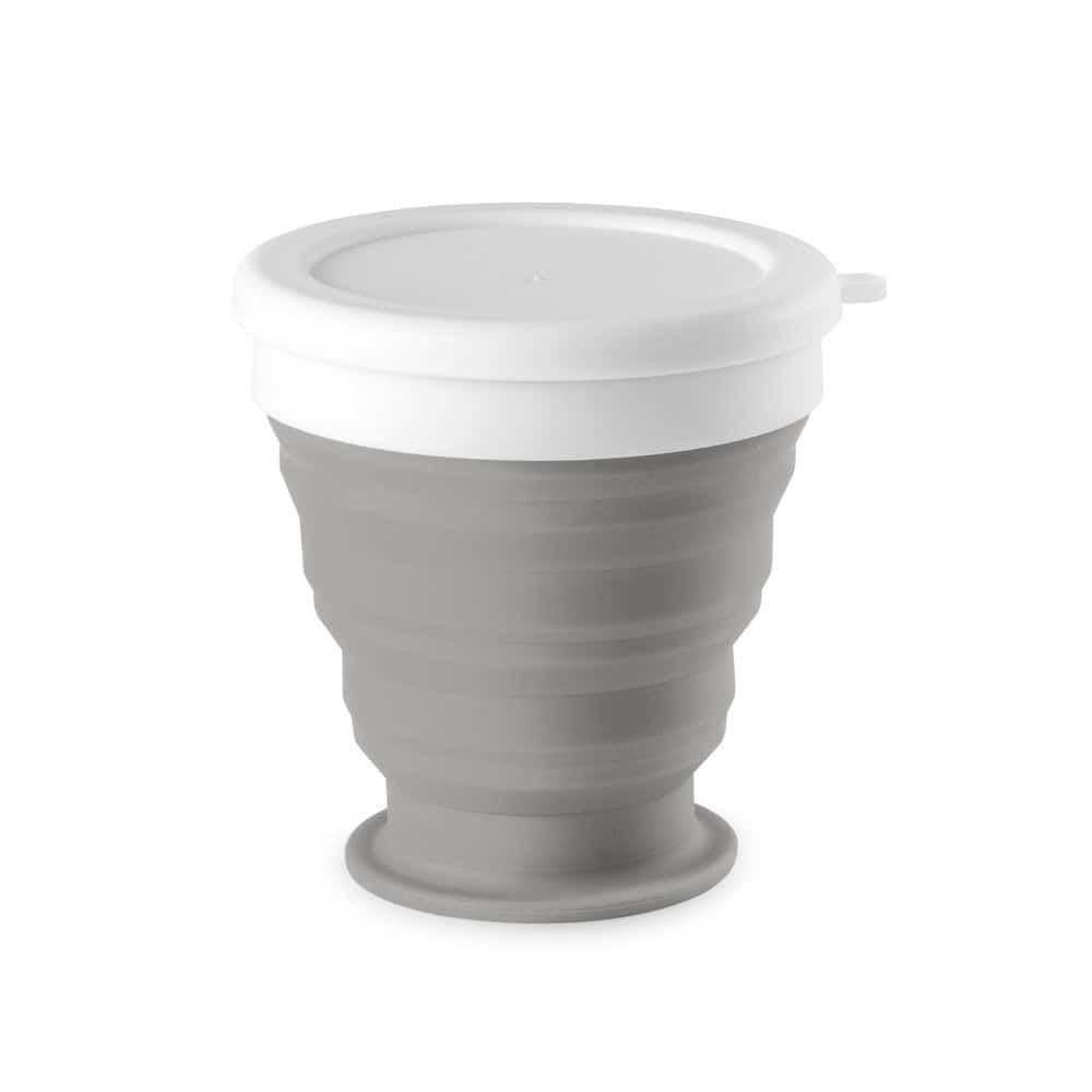 ASTRADA. Silikon och PP hopfällbar mugg 250 mL