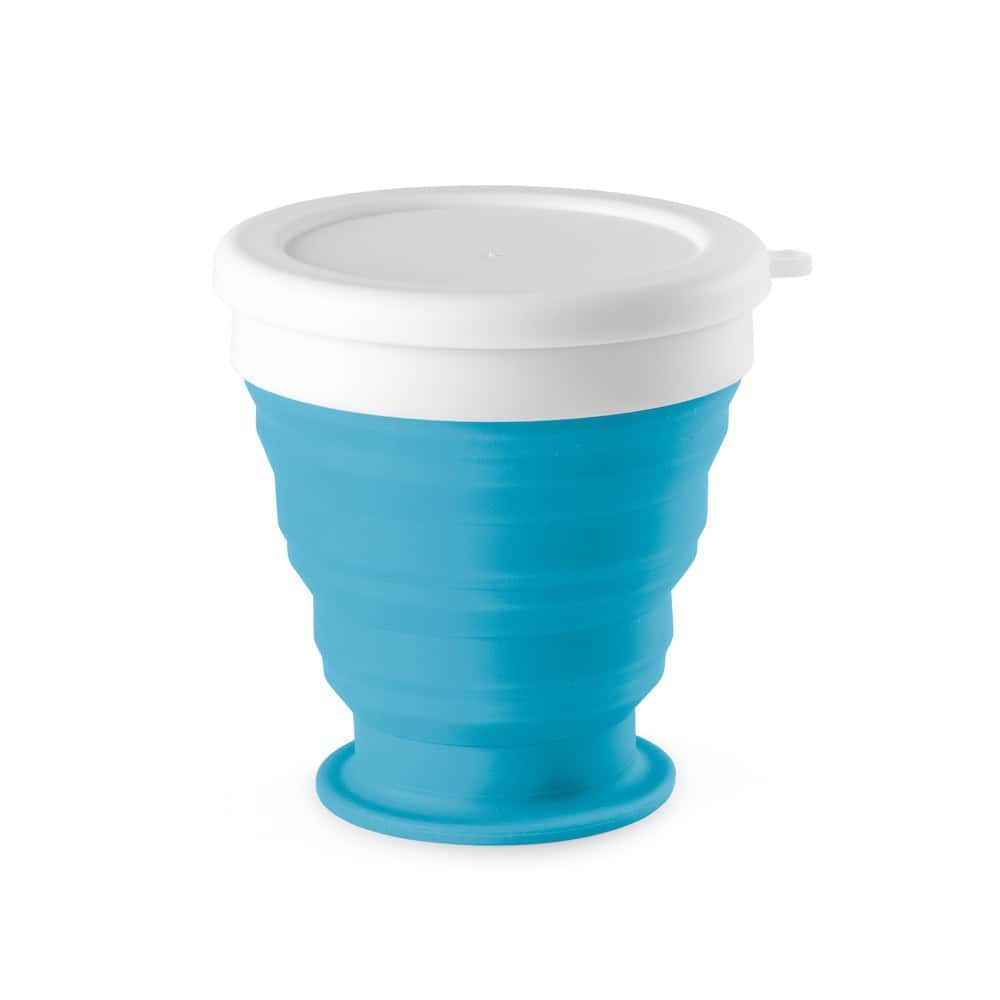 ASTRADA. Silikon och PP hopfällbar mugg 250 mL