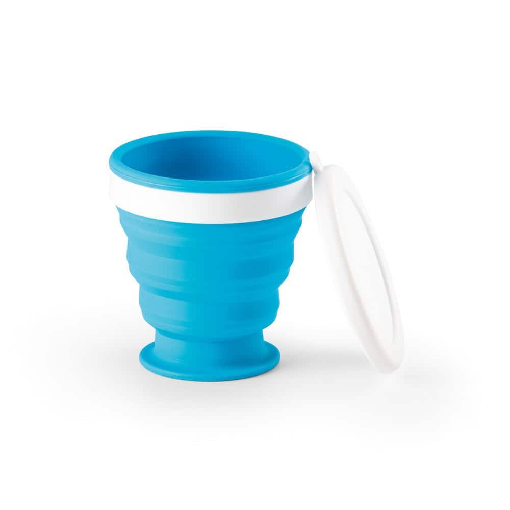 ASTRADA. Silikon och PP hopfällbar mugg 250 mL