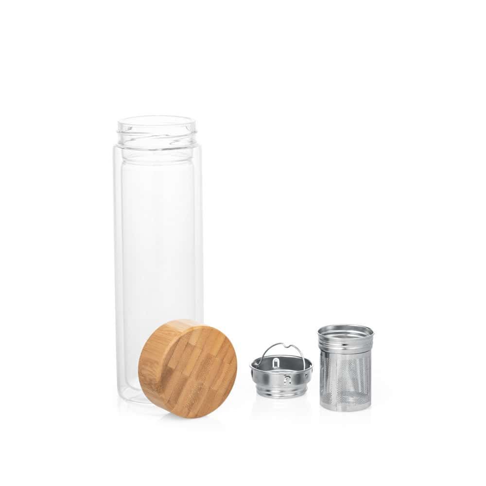 MAKAROVA. Borosilikatglasflaska med infusionsanordningar 490 ml