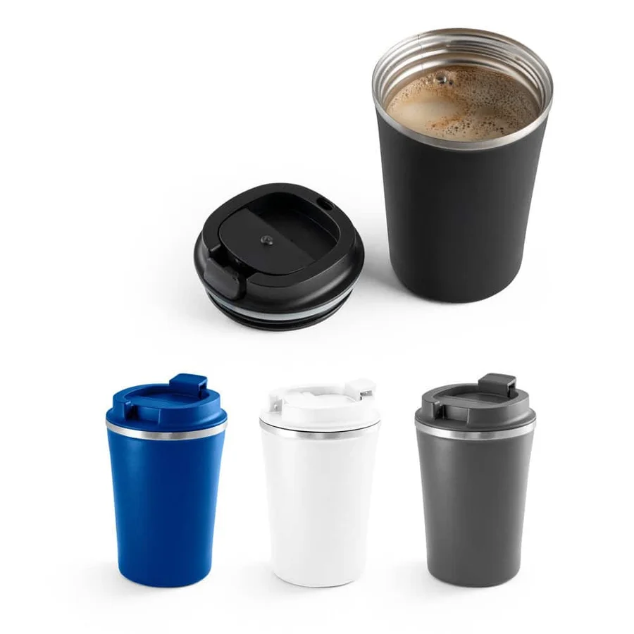 PHELPS. Rostfritt stål och PP mugg 470 mL